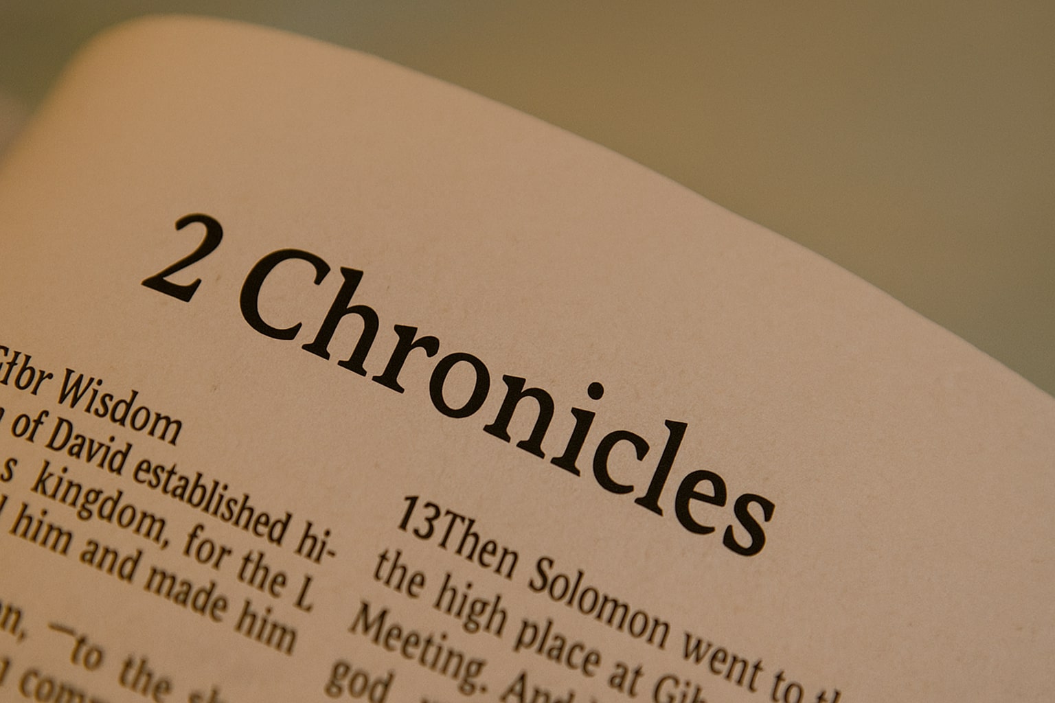2 chronicles